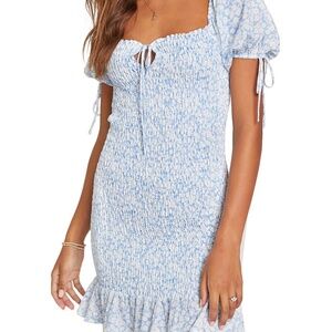 Lost + Wander | Wander my way light blue dress, size M.